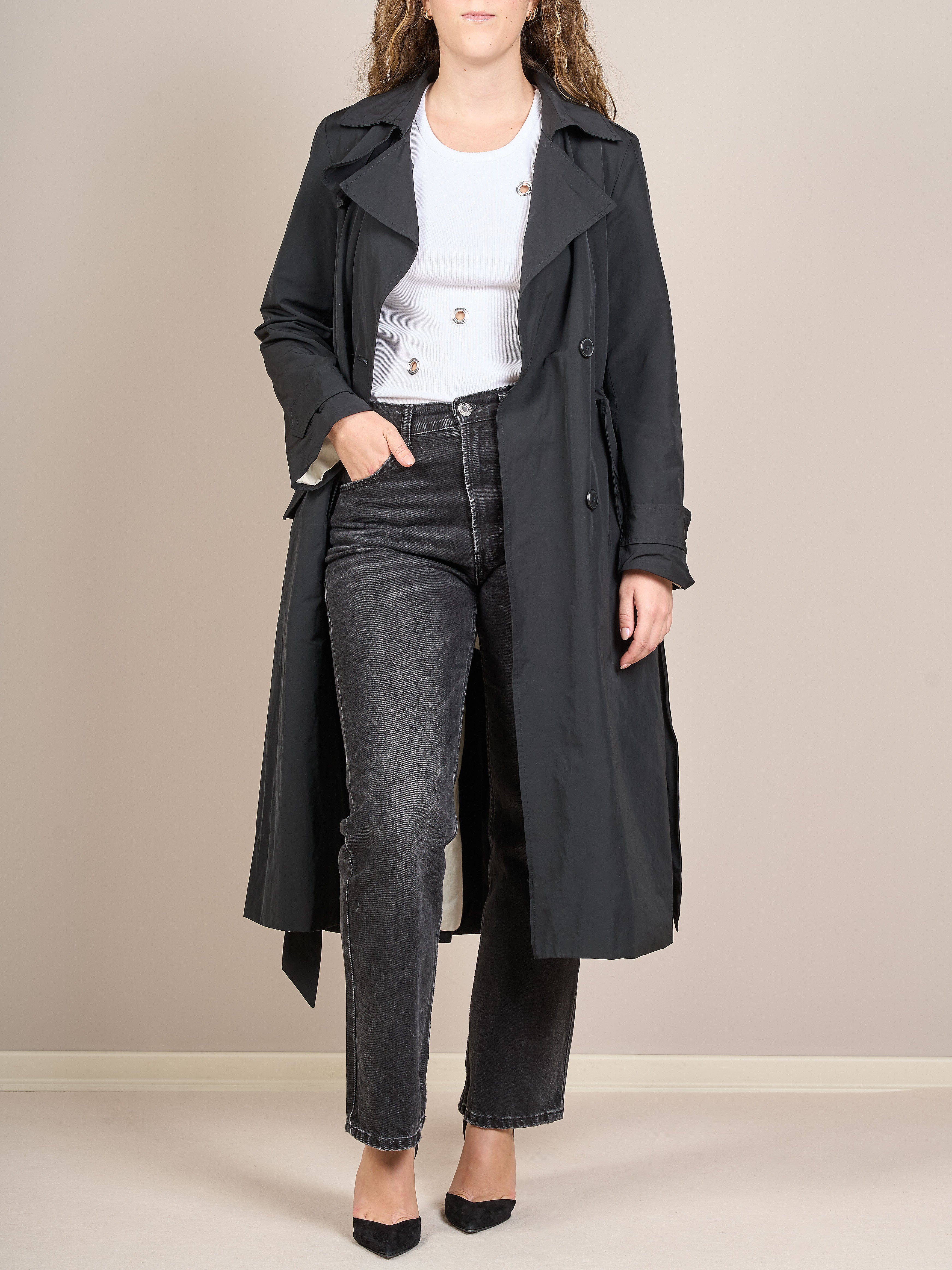 Trench lungo classico