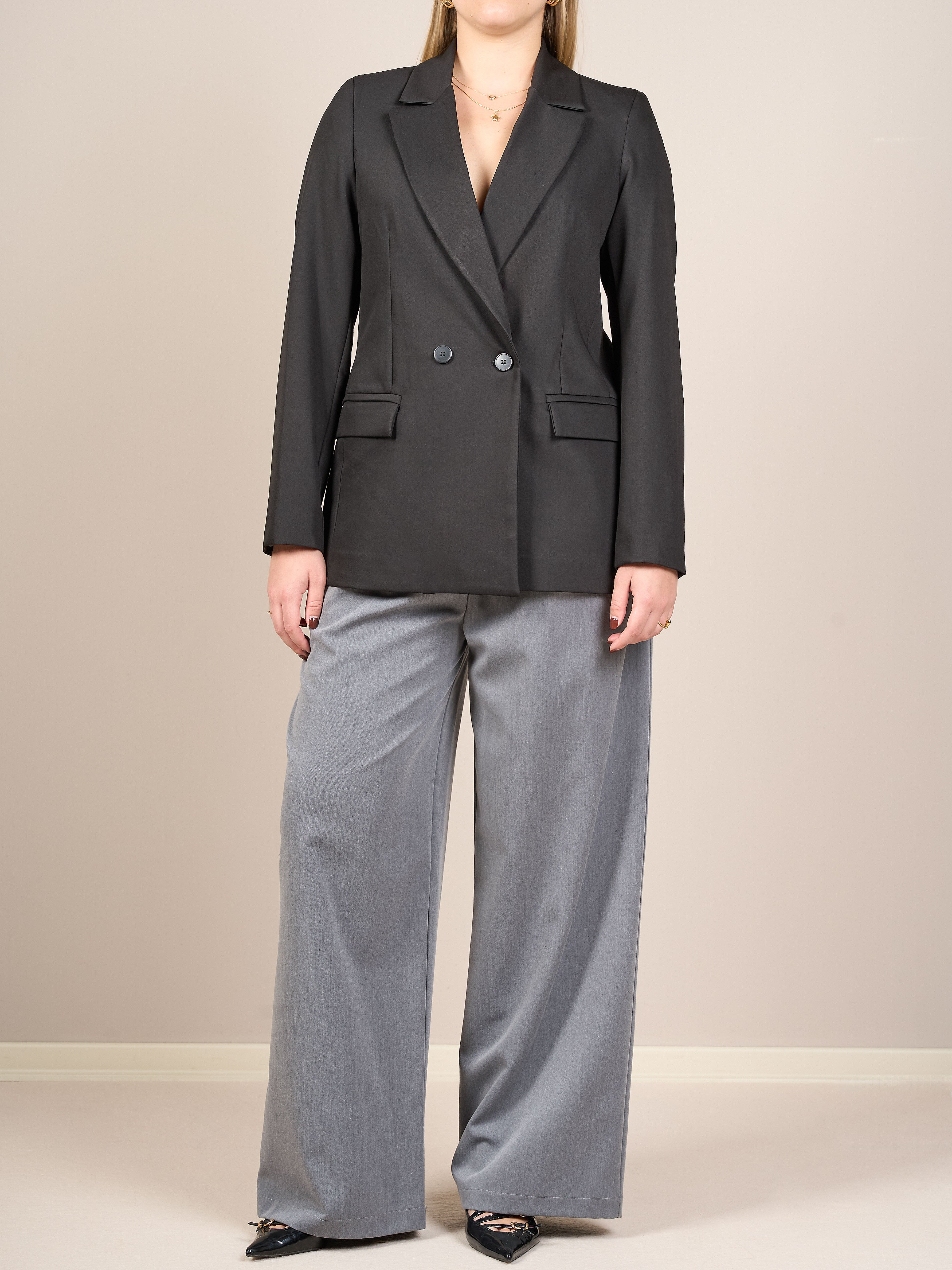 Blazer doppiopetto nero