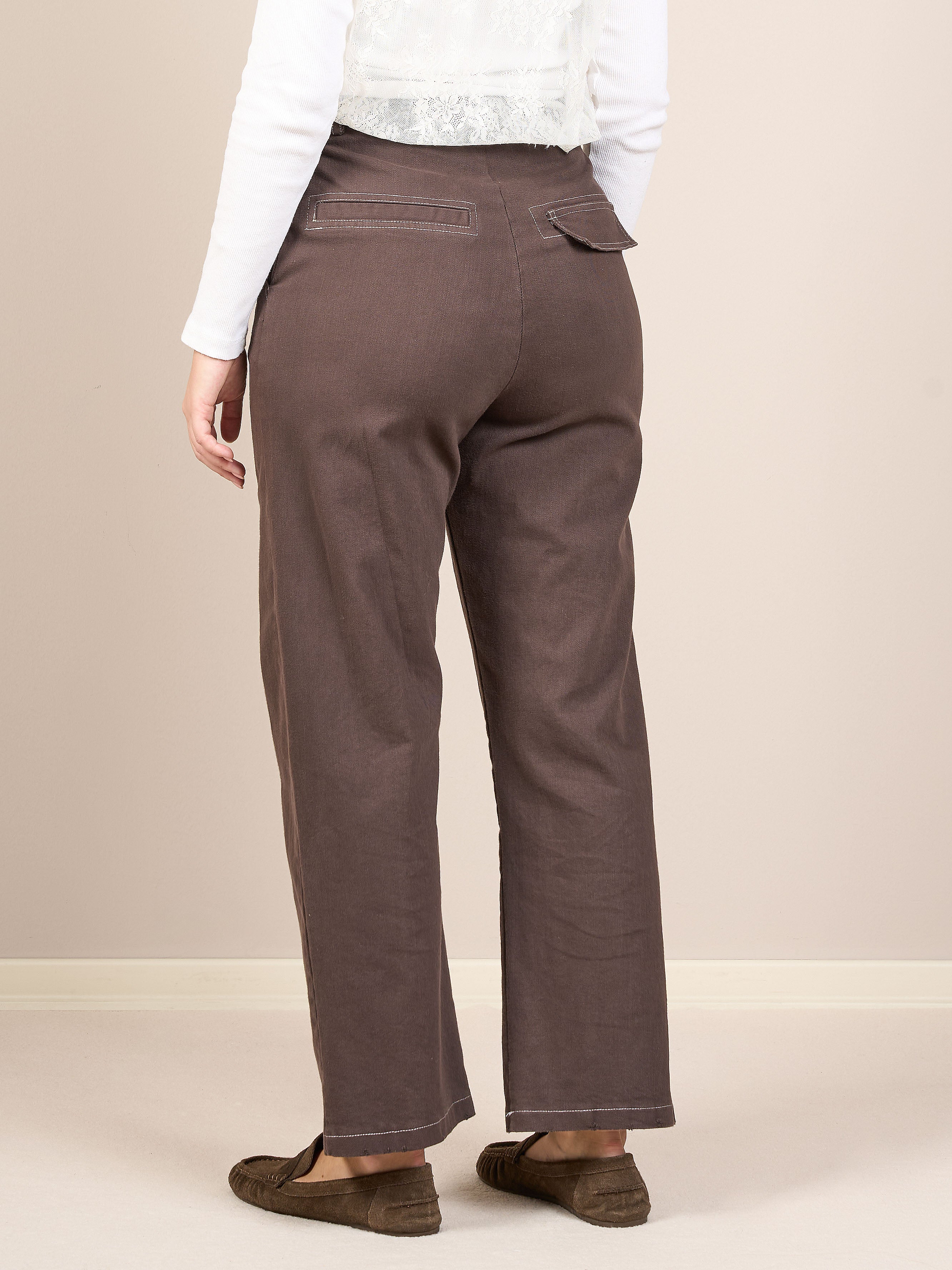 Pantalone marrone scuro