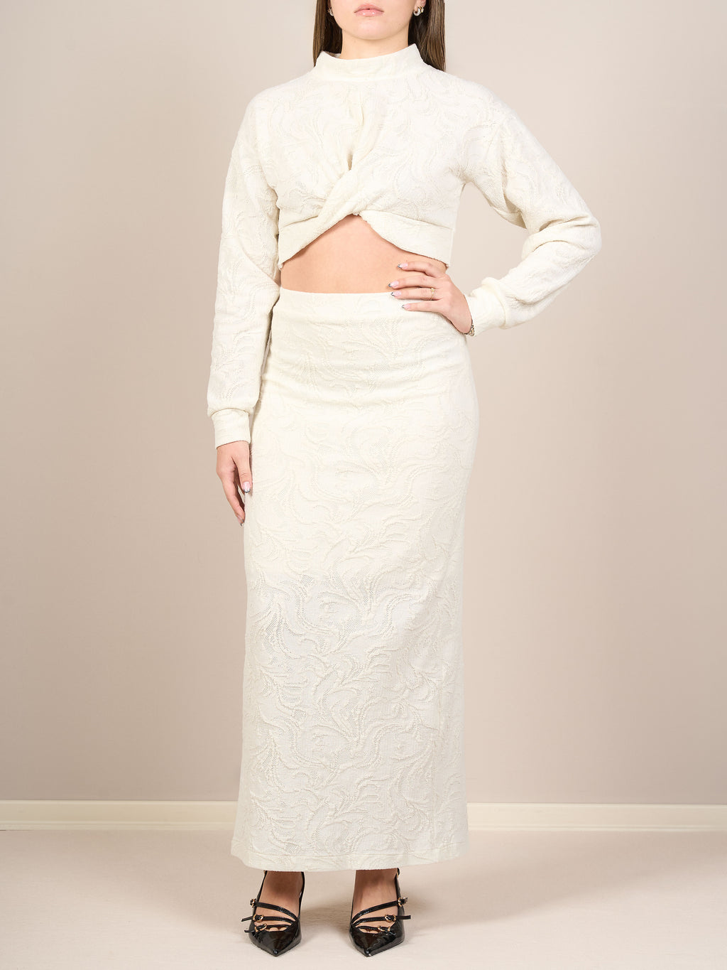 Set coordinato panna