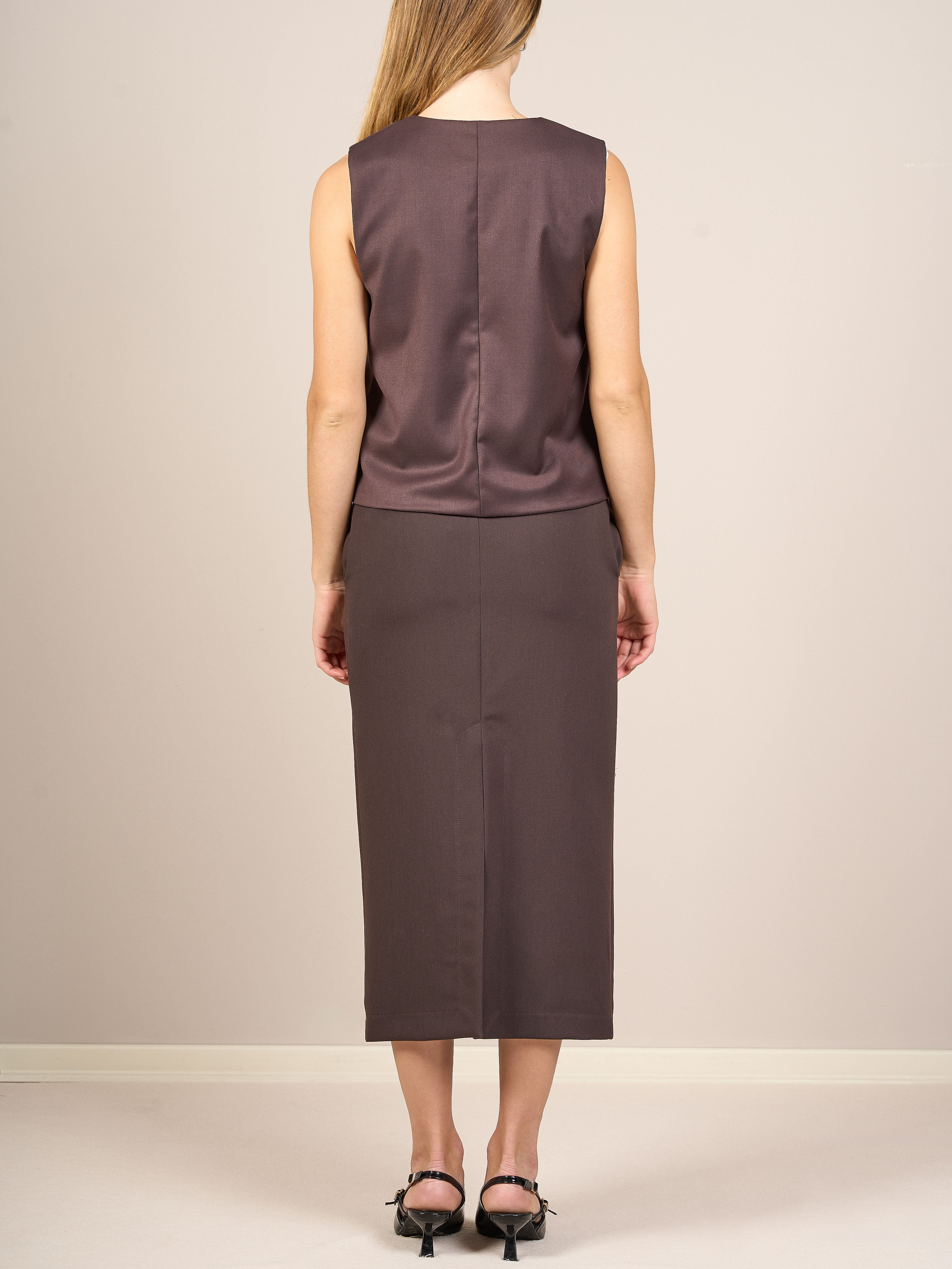 Set coordinato marrone